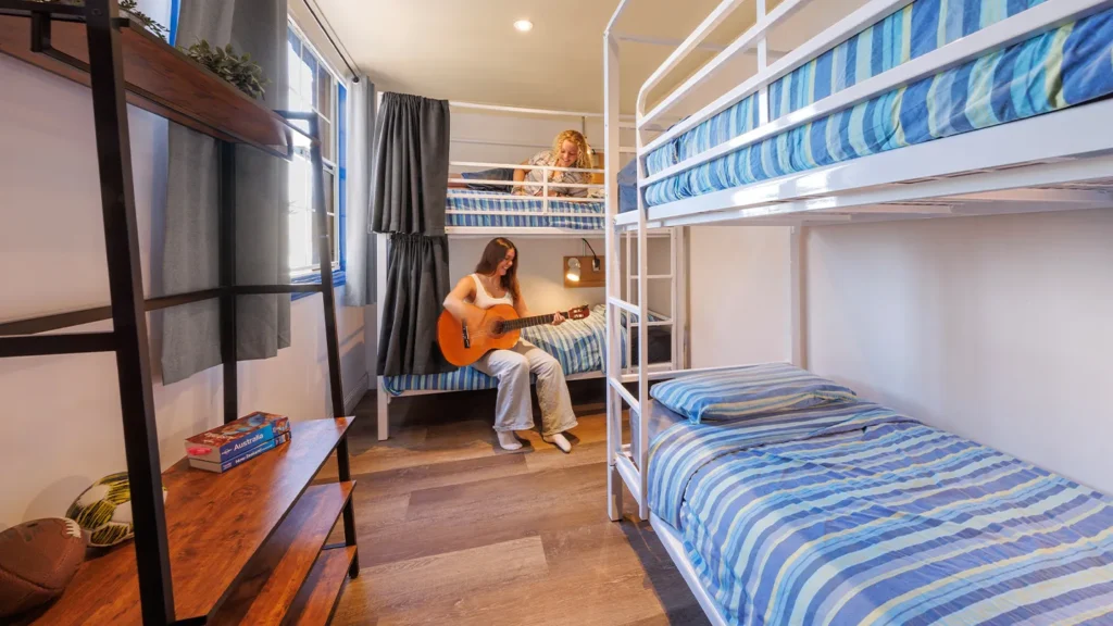 The Monkey Room hostel interior in Marbella Casco Antiguo